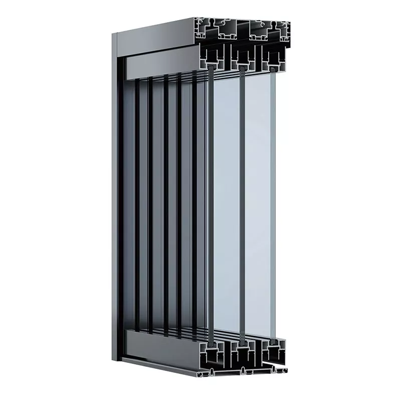 Porta deslizante de vidro extremamente simples
