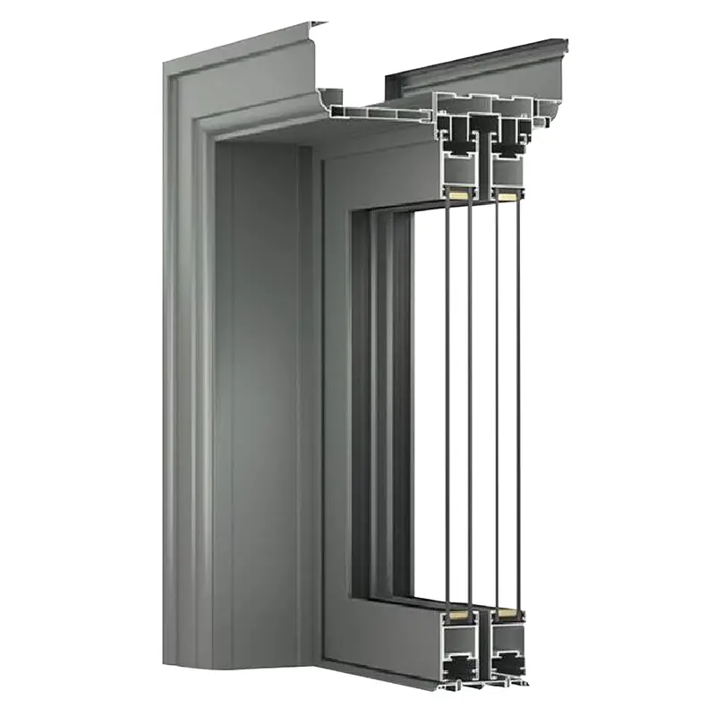 Porta deslizante de profundidade 130 mm